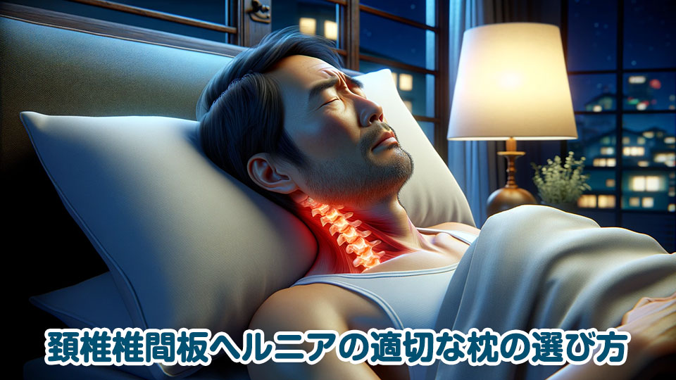 頚椎椎間板ヘルニアのための適切な枕の選び方