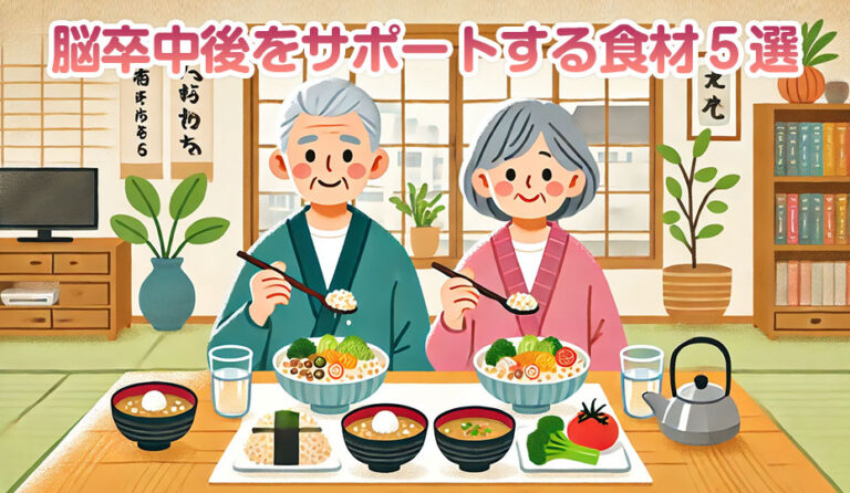 食事で健康を取り戻す脳卒中後の回復をサポートする食材５選