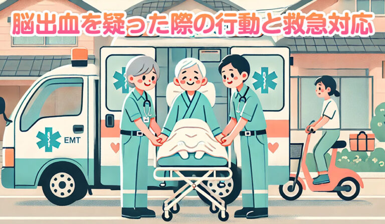 脳出血を疑った際に取るべき行動と救急対応