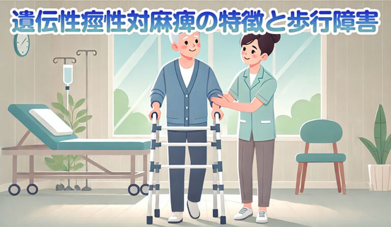 遺伝性痙性対麻痺の特徴と歩行障害について