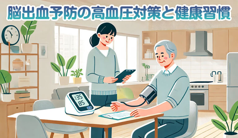 脳出血を予防するための高血圧対策と健康習慣