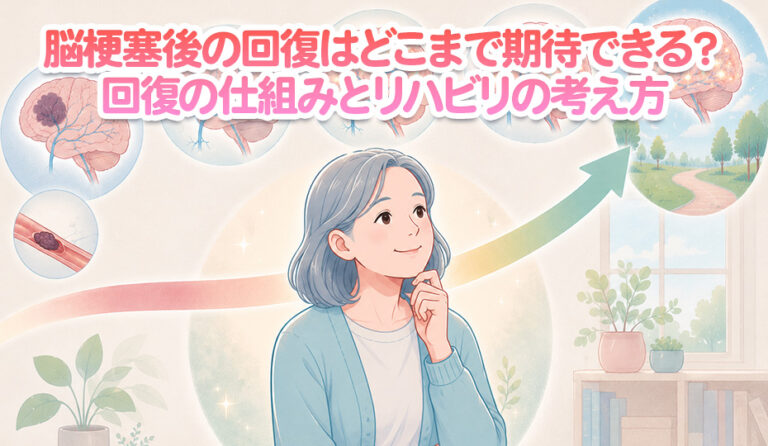 脳梗塞後の回復はどこまで期待できる？回復の仕組みとリハビリの考え方