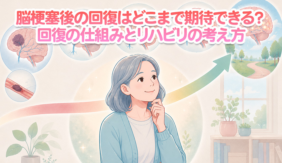 脳梗塞後の回復はどこまで期待できる？回復の仕組みとリハビリの考え方